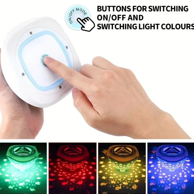 Aqua Party Light™ – Svømmefest i badet - Lysprojektion med fisk Fashion