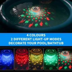 Aqua Party Light™ – Svømmefest i badet - Lysprojektion med fisk Fashion