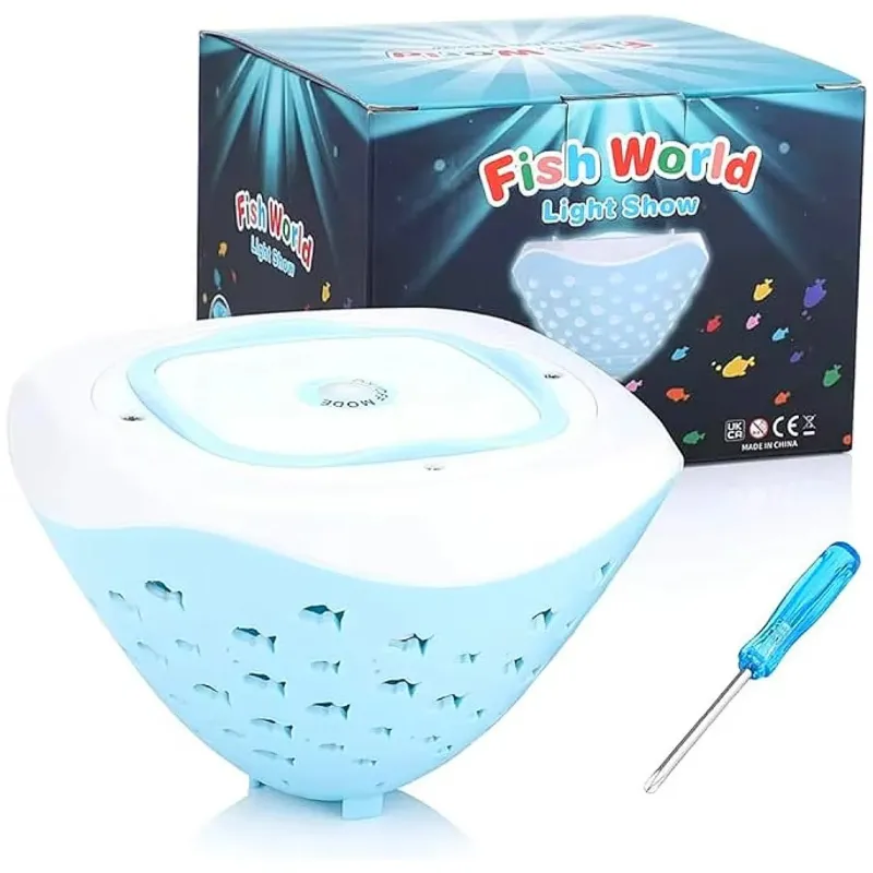 Aqua Party Light™ – Svømmefest i badet - Lysprojektion med fisk Fashion