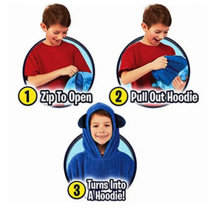 KnuffelHoodie™ CuddleHoodie™ - Hættetrøje og kram i ét! - Varm og multifunktionel Online