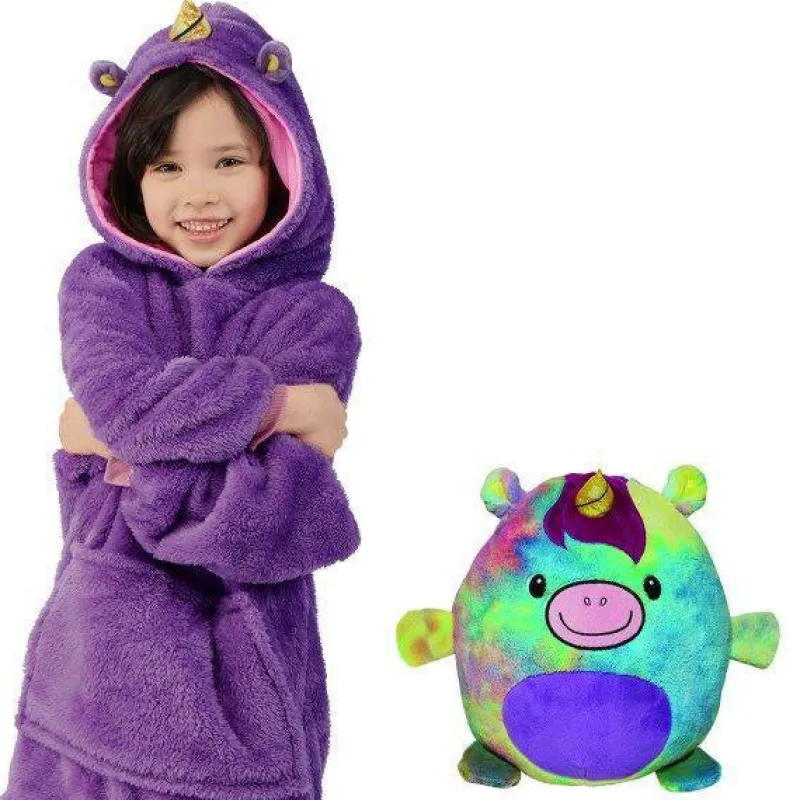 KnuffelHoodie™ CuddleHoodie™ - Hættetrøje og kram i ét! - Varm og multifunktionel Online