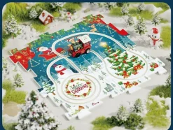 DIY Xmas Train Track™ - Byg dit eget juleland - juletog-puslespil Sale