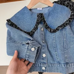 Enchanted Blossom™ - Denimjakke kombineret med kjole Sale