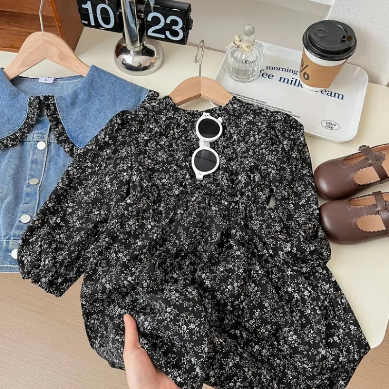 Enchanted Blossom™ - Denimjakke kombineret med kjole Sale