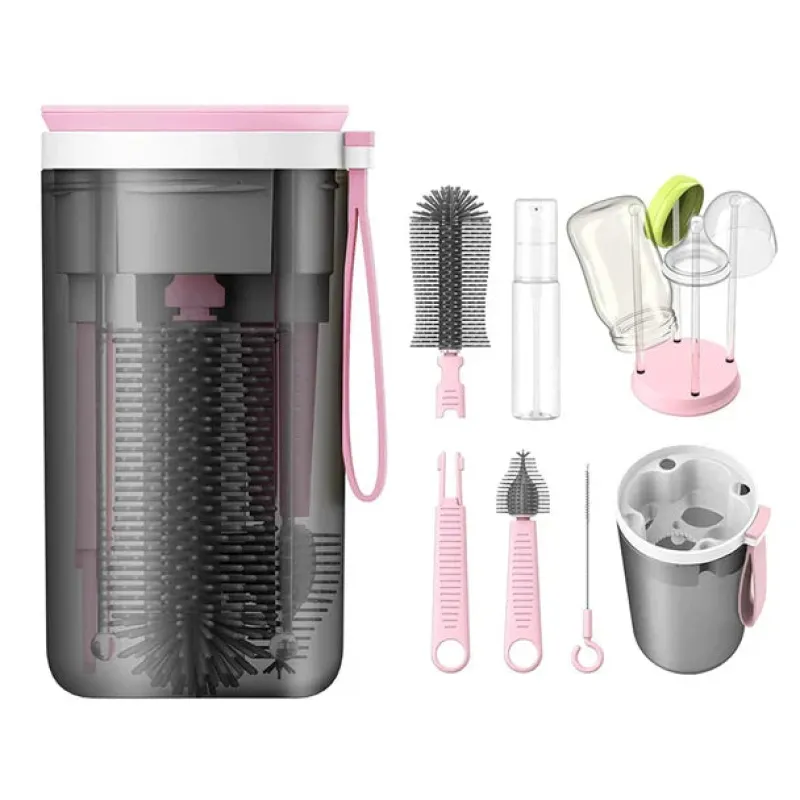Bottle Cleaning Kit Flaskerengøringssæt™ - Praktisk på farten - Flaskebørste og -renser Discount
