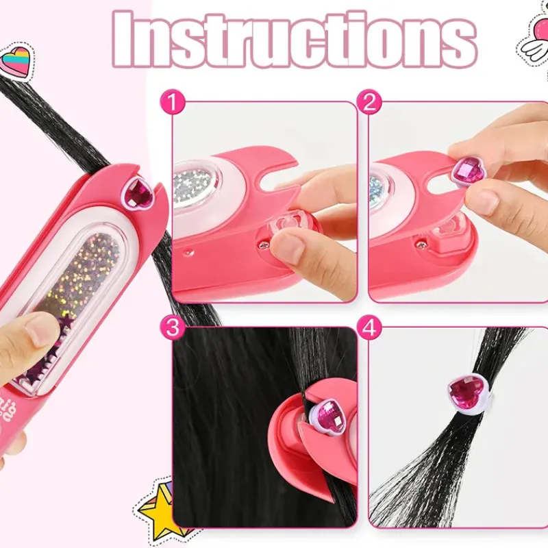 Hair Gem Creator™ - Tid til glitter! - Stempel til hårpynt Best