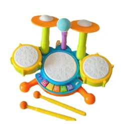Kids Drumset™ - De små kommer i gang - Legetøjstrommesæt Discount