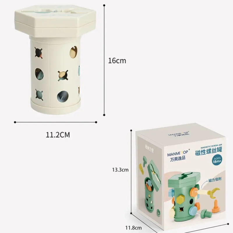 Magnet Toys™ - Kreativitet og motorik - Montessori glide- og skruesjov Discount