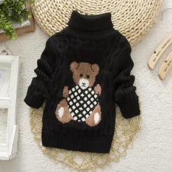 Mini Fashion™ - Bamse Rullekrave Trøje til Børn Discount