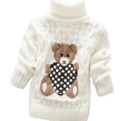Mini Fashion™ - Bamse Rullekrave Trøje til Børn Discount