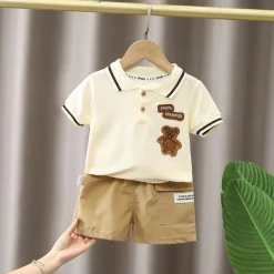 Mini Fashion™ - Behageligt og Blødt - Sommersæt til Drenge Best