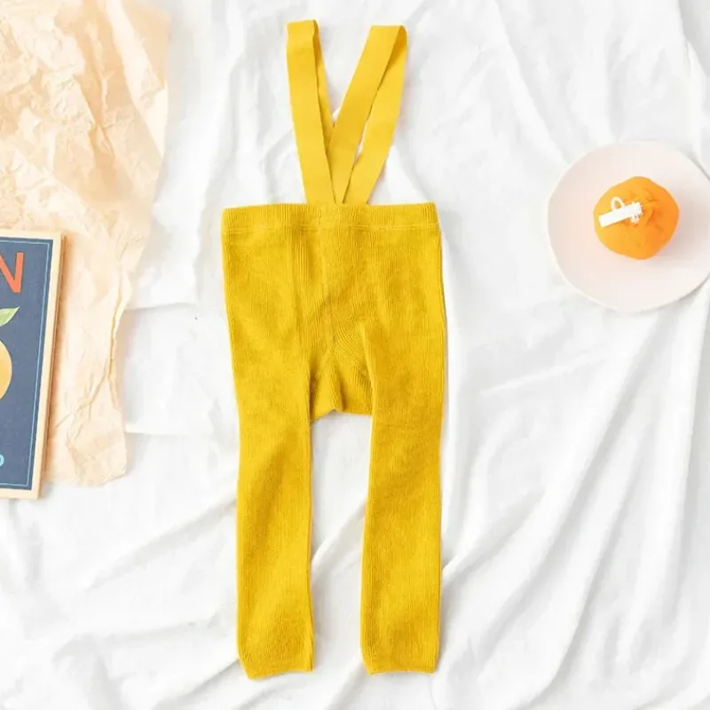 Mini Fashion™ - Bløde og behagelige - Børneleggings med seler Best