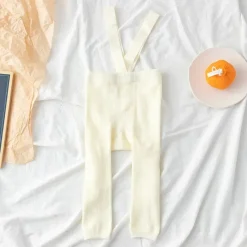 Mini Fashion™ - Bløde og behagelige - Børneleggings med seler Best