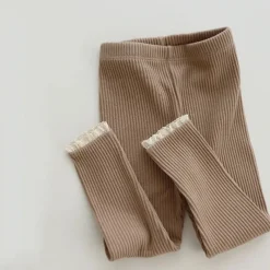 Mini Fashion™ - Bløde og behagelige - Leggings i ribbet stof Hot