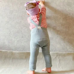 Mini Fashion™ - Bløde og behagelige - Børneleggings med seler Best