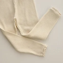 Mini Fashion™ - Bløde og behagelige - Leggings i ribbet stof Hot