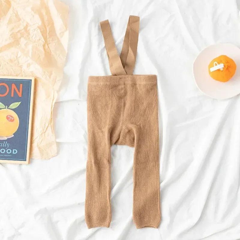Mini Fashion™ - Bløde og behagelige - Børneleggings med seler Best