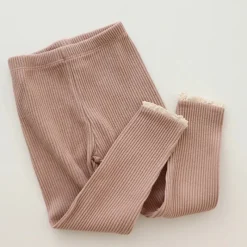 Mini Fashion™ - Bløde og behagelige - Leggings i ribbet stof Hot