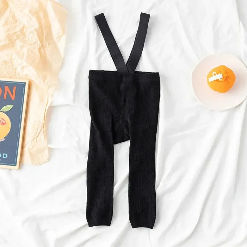 Mini Fashion™ - Bløde og behagelige - Børneleggings med seler Best
