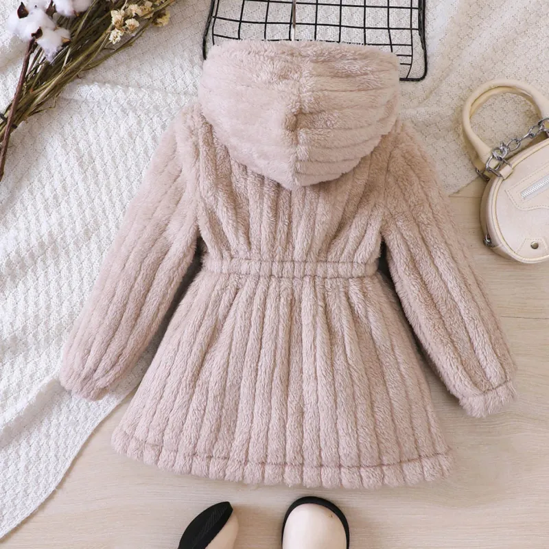 Mini Fashion™ - Blødt inderfor i fleece til piger - Vinterfrakke Hot