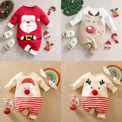 Mini Fashion™ - Blødt materiale - Baby-julekostume Fashion