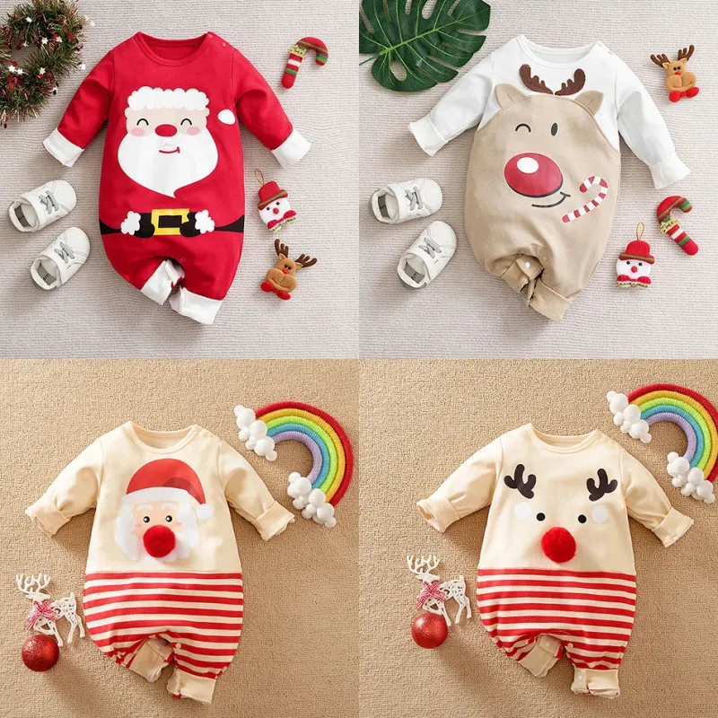 Mini Fashion™ - Blødt materiale - Baby-julekostume Fashion