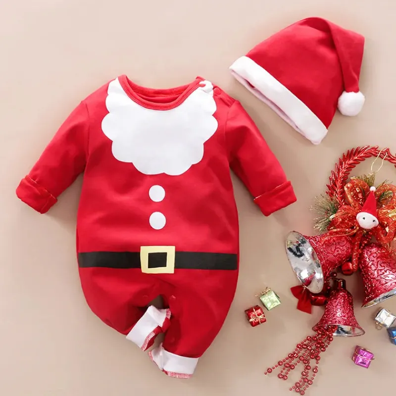 Mini Fashion™ - Blødt materiale - Baby-julekostume Fashion