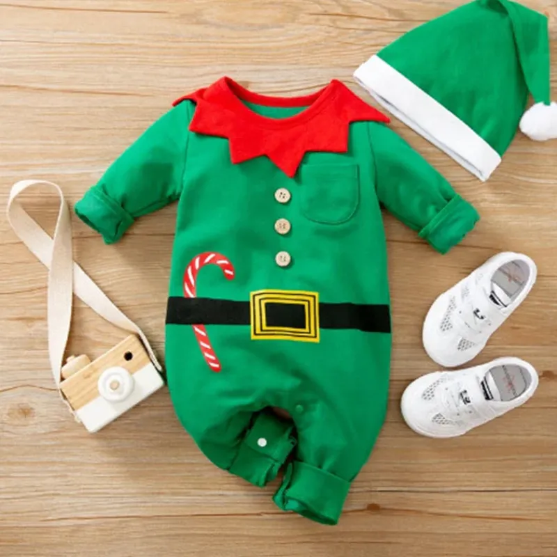Mini Fashion™ - Blødt materiale - Baby-julekostume Fashion