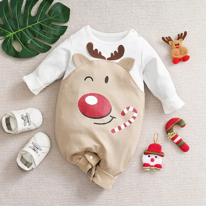 Mini Fashion™ - Blødt materiale - Baby-julekostume Fashion