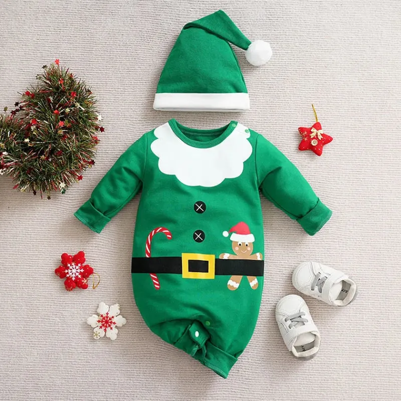 Mini Fashion™ - Blødt materiale - Baby-julekostume Fashion