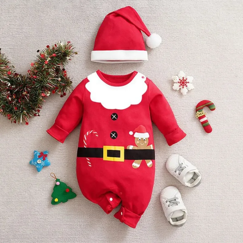 Mini Fashion™ - Blødt materiale - Baby-julekostume Fashion