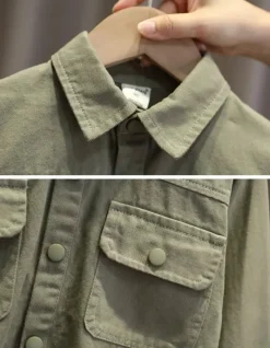 Mini Fashion™ - Blødt og behageligt - 2-delt efterårssæt i denim Clearance