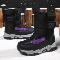 Mini Fashion™ - Blødt plysfor - Vinterstøvler New