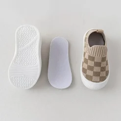 Mini Fashion™ - Blokeret mønster - Fleksibel slip-on-sko New