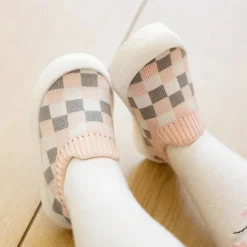 Mini Fashion™ - Blokeret mønster - Fleksibel slip-on-sko New