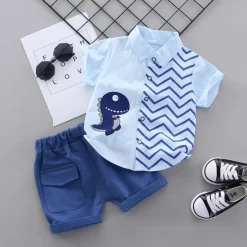 Mini Fashion™ - Dino t-shirt med shorts New