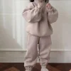 Mini Fashion™ - Fleece træningsdragt med lynlås New