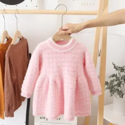 Mini Fashion™ - Flot og varm - Fleecekjole Hot
