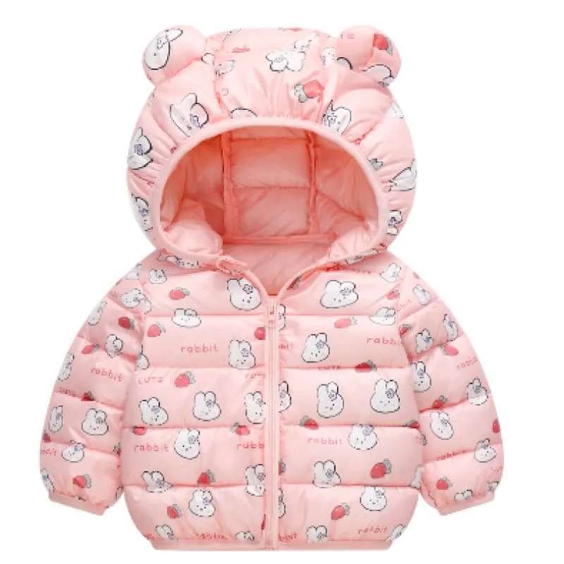 Mini Fashion™ - Forårsjakke med hætte i polyester Sale