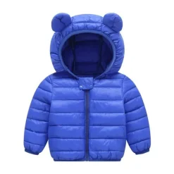 Mini Fashion™ - Forårsjakke med hætte i polyester Sale