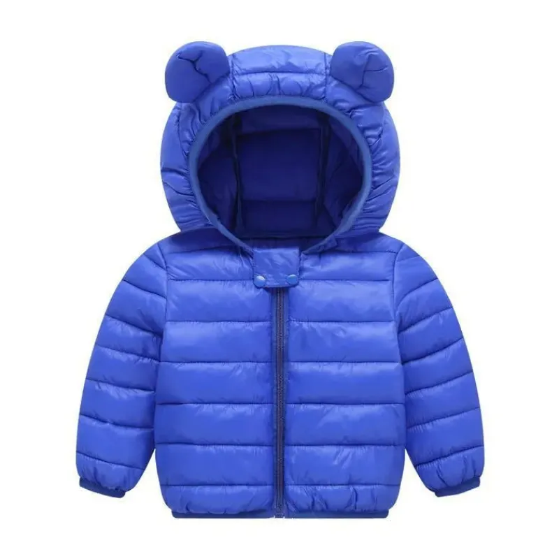 Mini Fashion™ - Forårsjakke med hætte i polyester Sale
