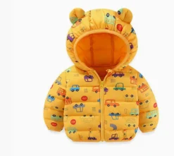 Mini Fashion™ - Forårsjakke med hætte i polyester Sale