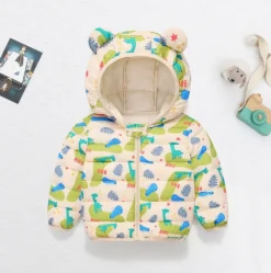 Mini Fashion™ - Forårsjakke med hætte i polyester Sale