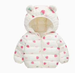 Mini Fashion™ - Forårsjakke med hætte i polyester Sale