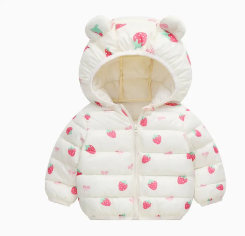 Mini Fashion™ - Forårsjakke med hætte i polyester Sale