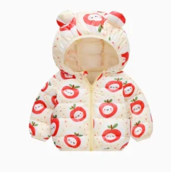 Mini Fashion™ - Forårsjakke med hætte i polyester Sale