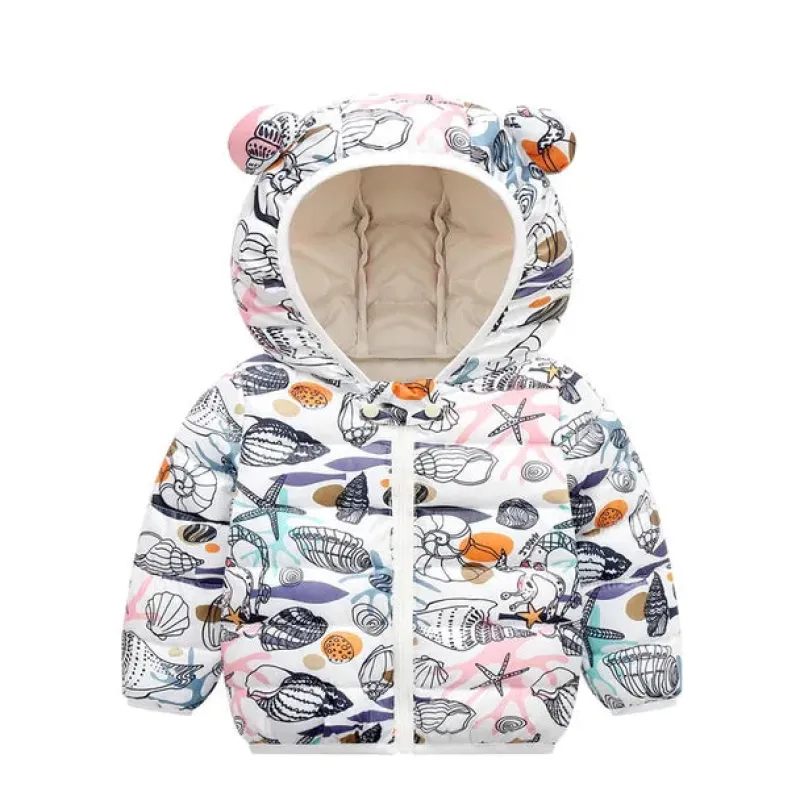 Mini Fashion™ - Forårsjakke med hætte i polyester Sale