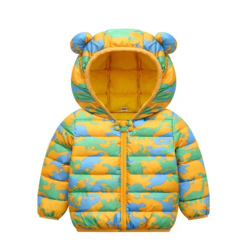 Mini Fashion™ - Forårsjakke med hætte i polyester Sale