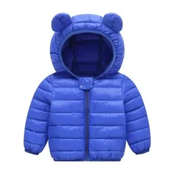 Mini Fashion™ - Forårsjakke med hætte i polyester Sale