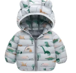 Mini Fashion™ - Forårsjakke med hætte i polyester Sale